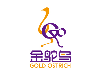 金鴕鳥羽毛加工logologo設(shè)計